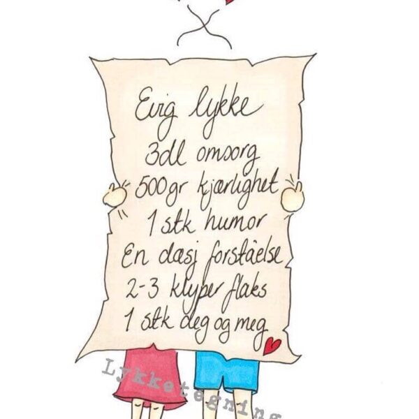 Tegning Evig Lykke