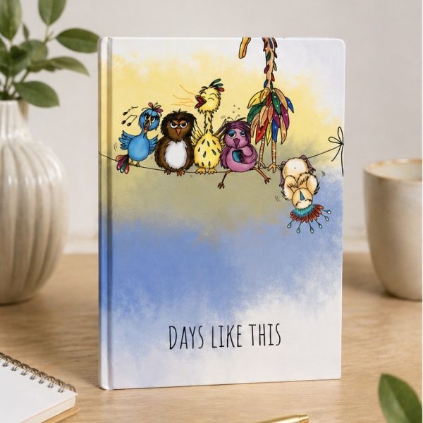 Notatbok fra Lykketegning "Days like this"