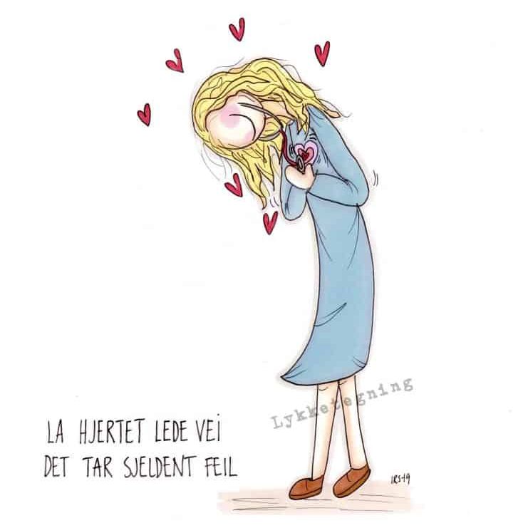 la hjertet lede vei